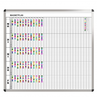 Klassen-Plantafel, 12 Stunden Mo-Fr, für 30 Klassen, 123x137 cm, Klassen-Plantafel, 12 Stunden Mo-Fr, für 30 Klassen, 123x137 cm,
